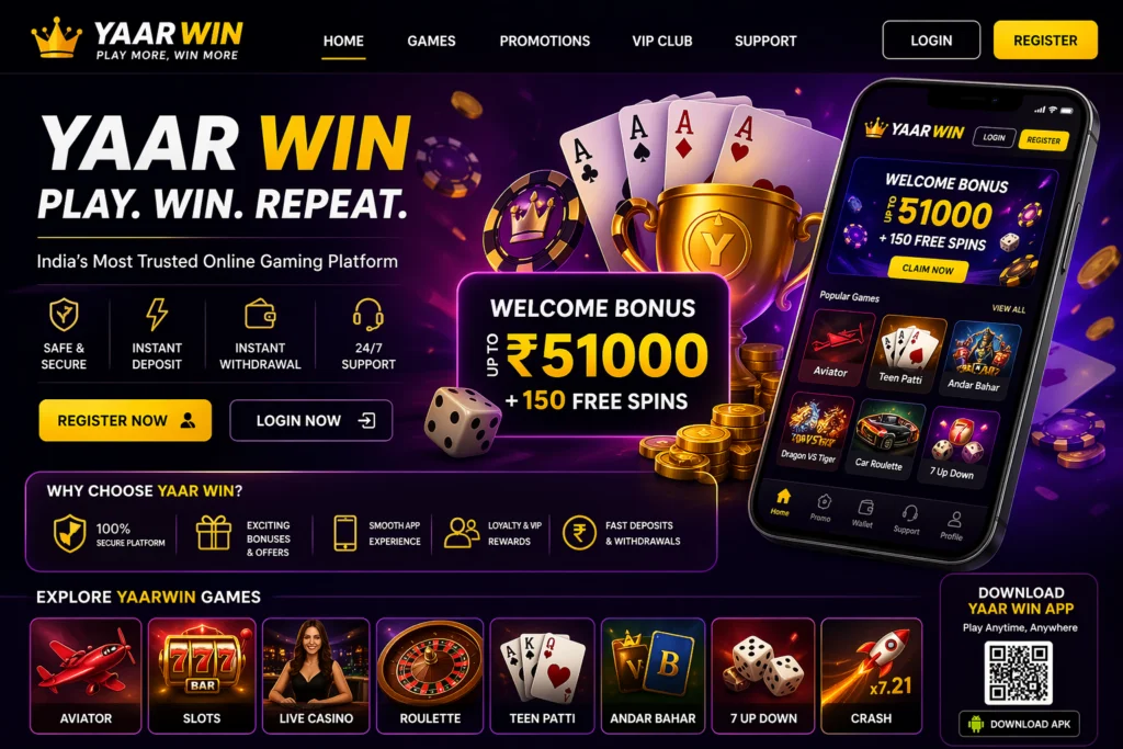YaarWin Arena gaming platform preview